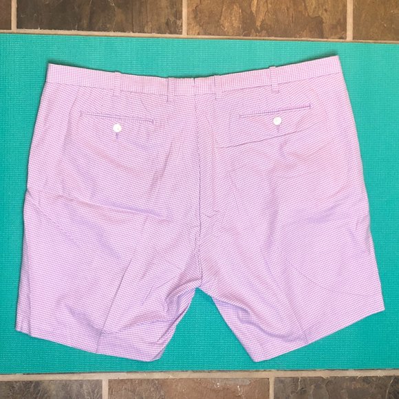 Polo Ralph Lauren Blue Label - Purple Plaid Shorts, Slim Fit - 42 W - Picture 2 of 2